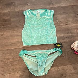 Velvet swimsuit